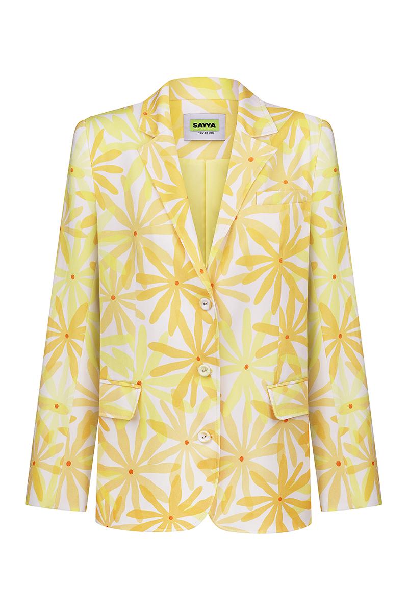 FLOWER PRINT JACKET